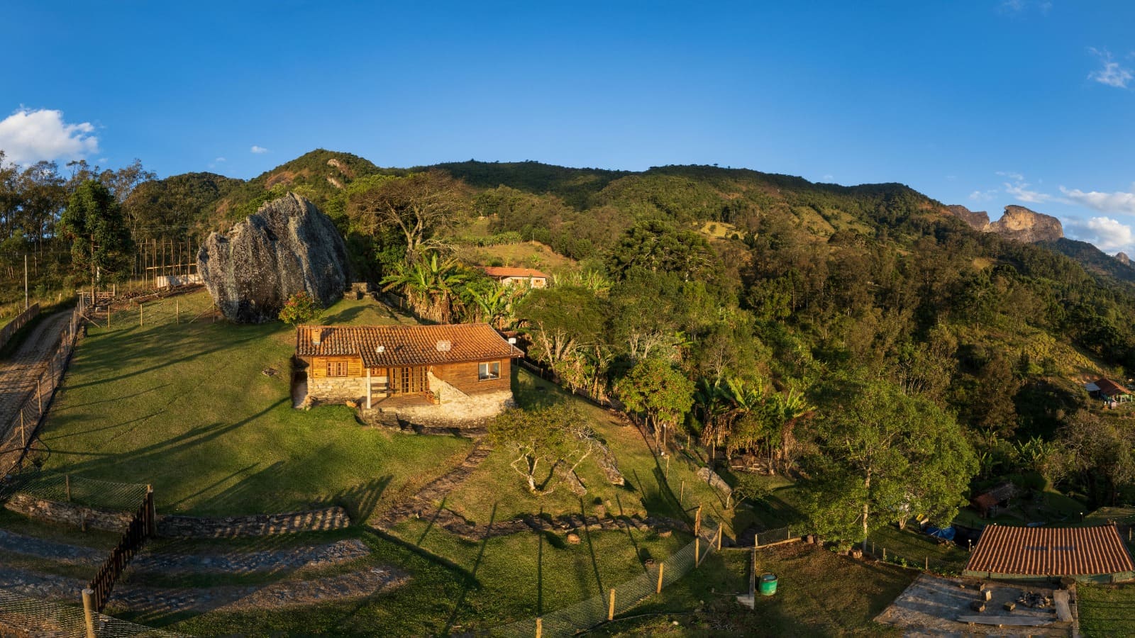 Vista panorâmica da propriedade